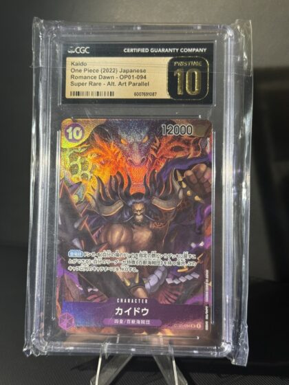 Kaido OP01-094 Alternate Art — Romance Dawn (Japanese) — CGC Pristine 10
