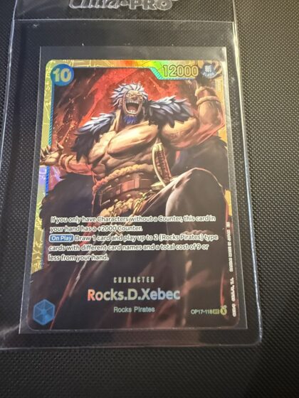 Rocks.D.Xebec — The World's Strongest Warrior OP17-118 (Secret Rare)