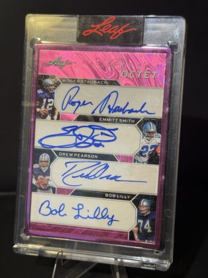 Dallas Cowboys 8-Autograph Card — 2026 Leaf 2/3